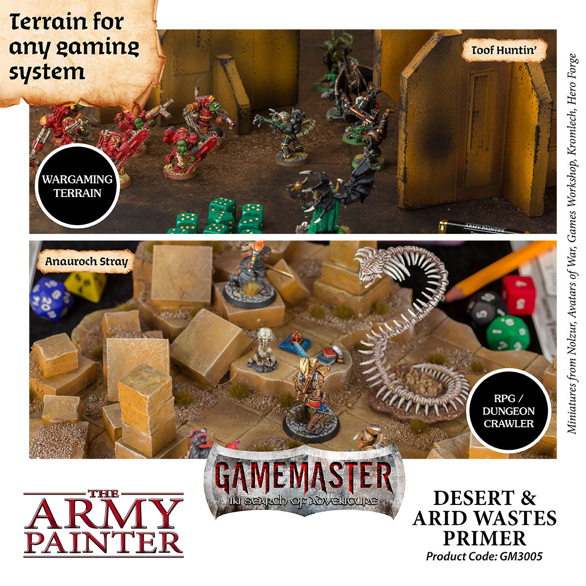 The Army Painter - GameMaster - Terrain Primer: Desert & Arid Waste