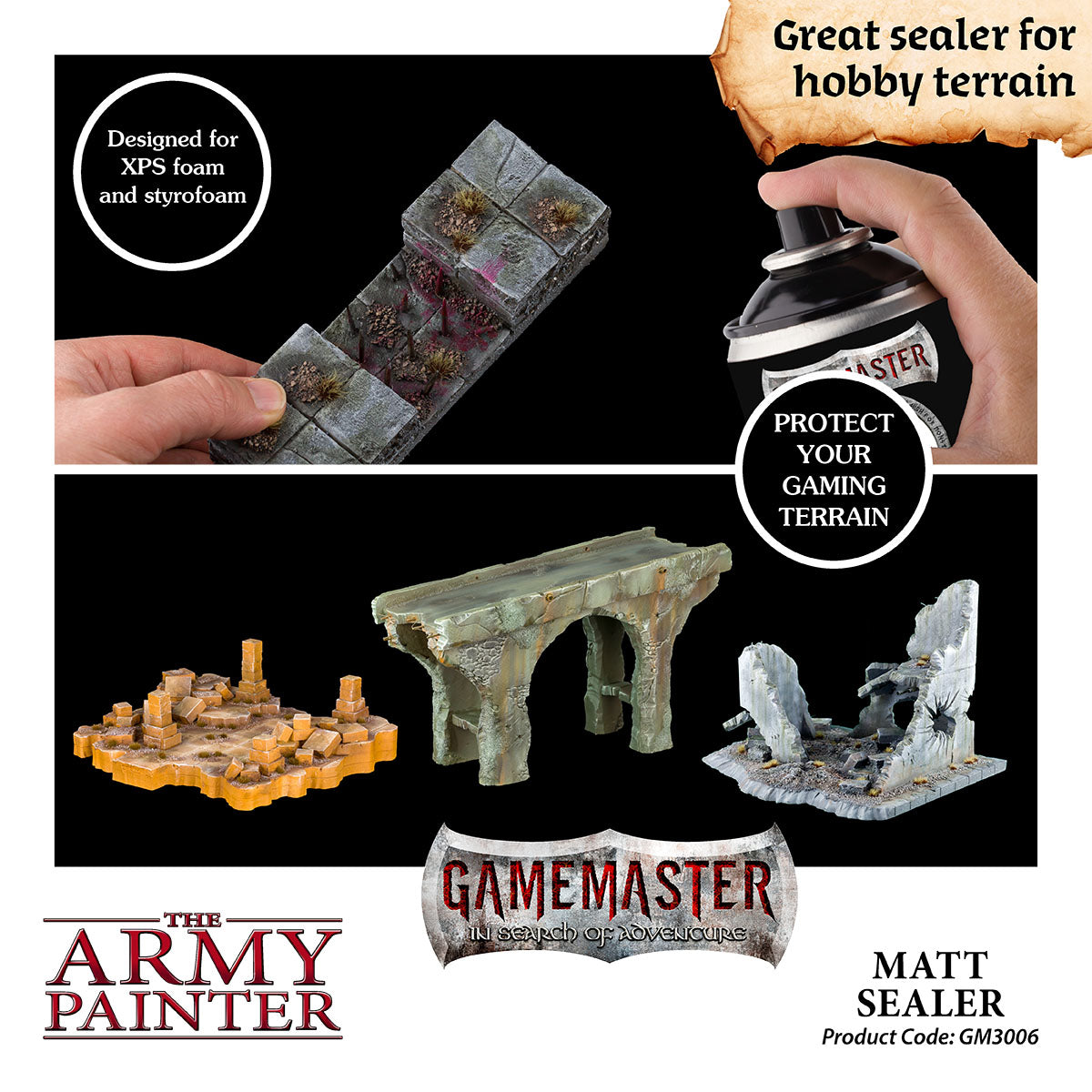The Army Painter - GameMaster - Terrain Primer: Matt Sealer