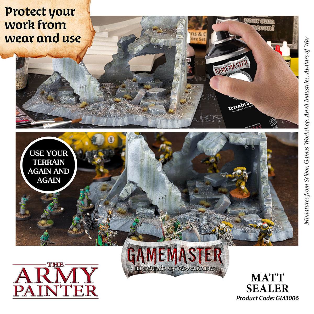 The Army Painter - GameMaster - Terrain Primer: Matt Sealer