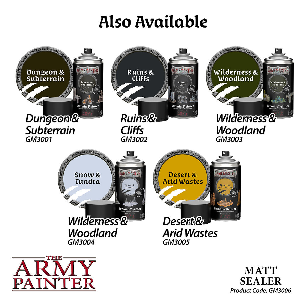 The Army Painter - GameMaster - Terrain Primer: Matt Sealer