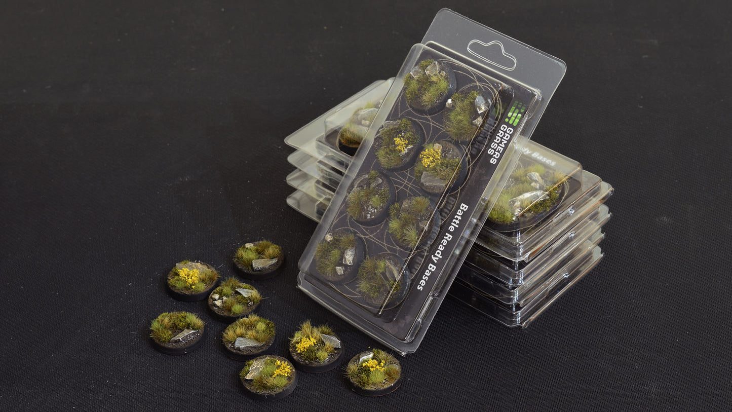 Gamers Grass - Battle Ready Bases - Highland - Round 32mm