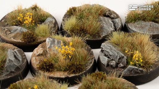 Gamers Grass - Battle Ready Bases - Highland - Round 50mm