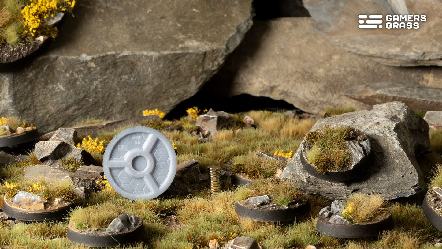 Gamers Grass - Battle Ready Bases - Highland - Round 32mm