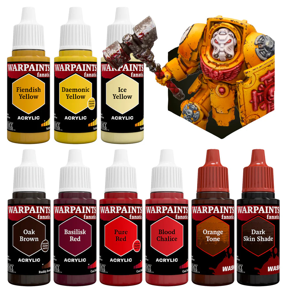40k Imperial Fists Paint Bundle