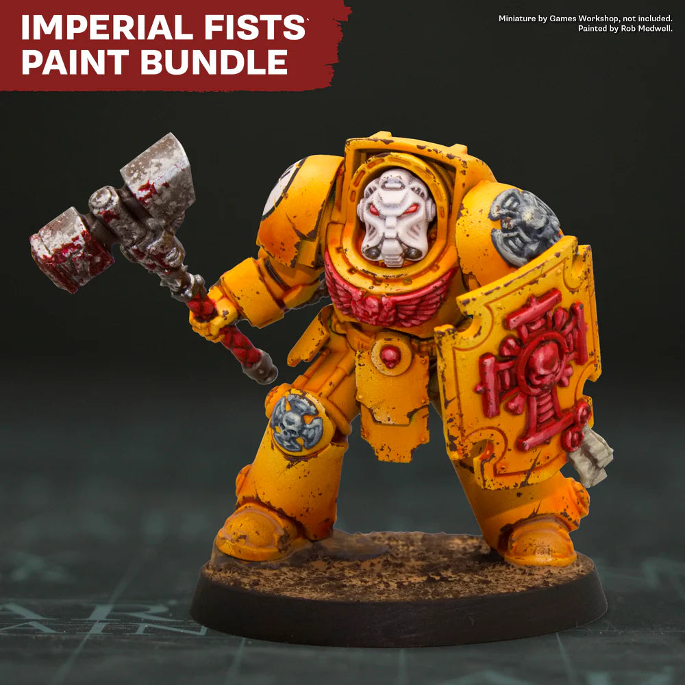 40k Imperial Fists Paint Bundle