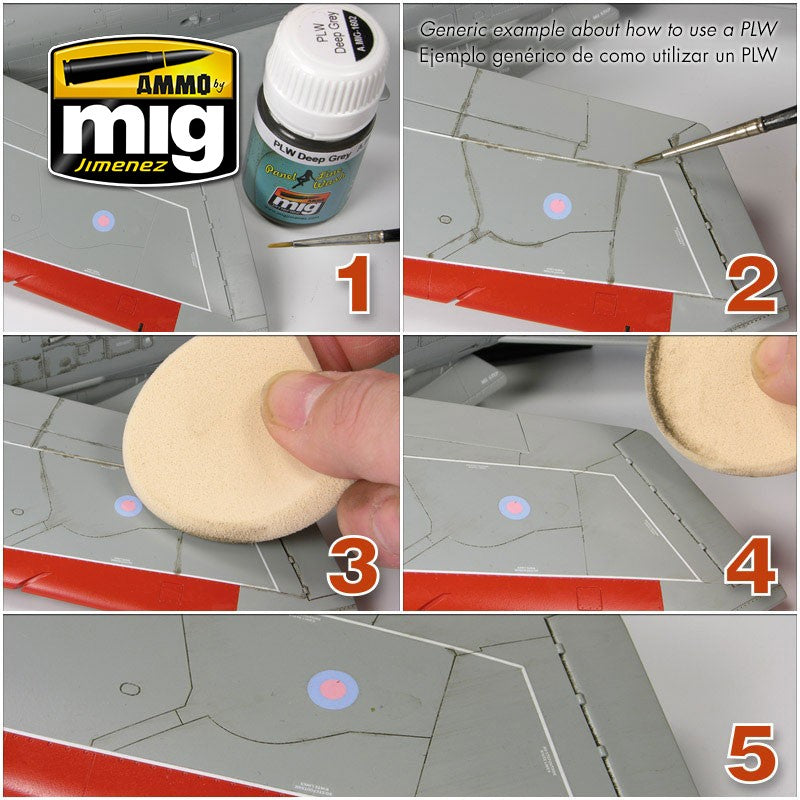 AMMO by MIG - Enamel Line Wash PLW - Black Night 35ml