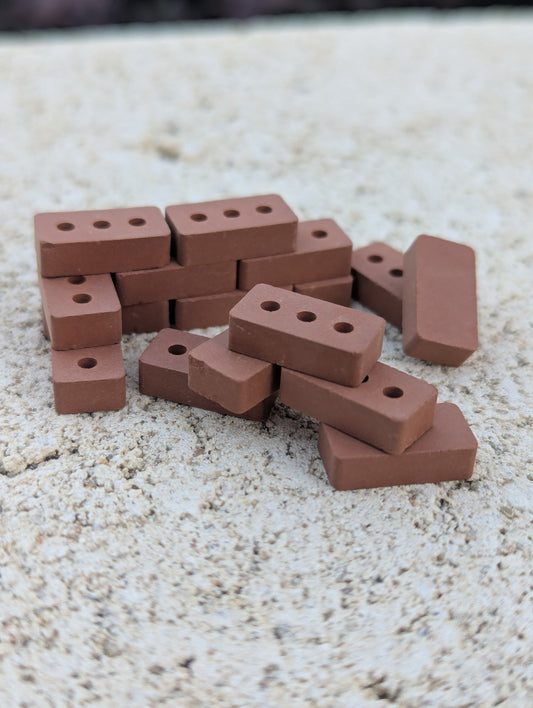 1:16 Scale Terracotta Bricks (50 Pack)