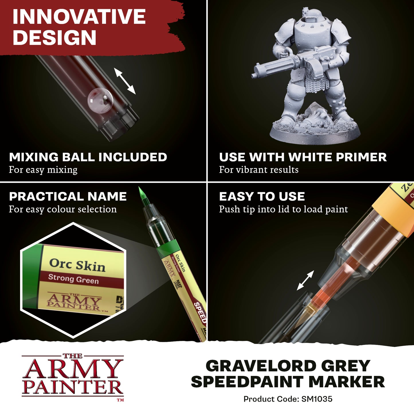 The Army Painter - SpeedPaint Markers - Gravelord Grey