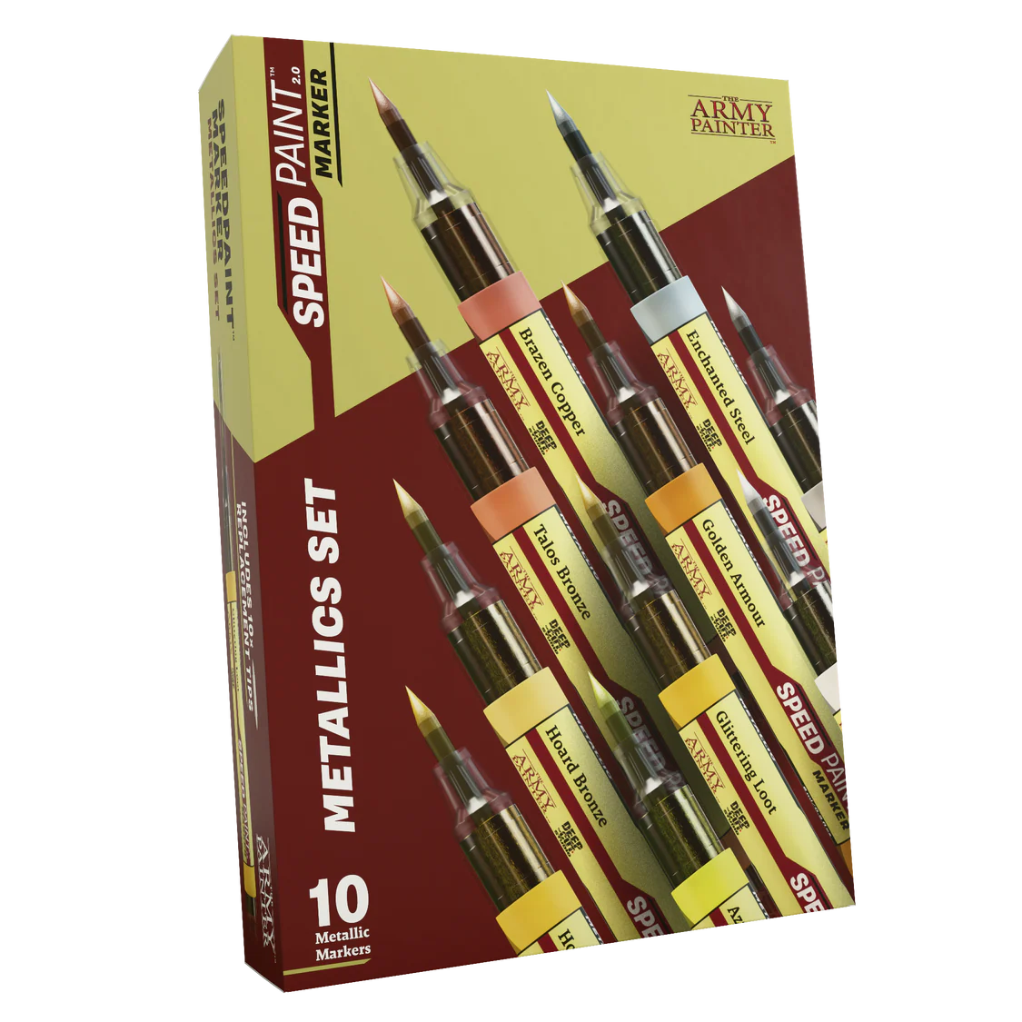 PRE-ORDER - The Army Painter - SpeedPaint Markers - Metallics Set