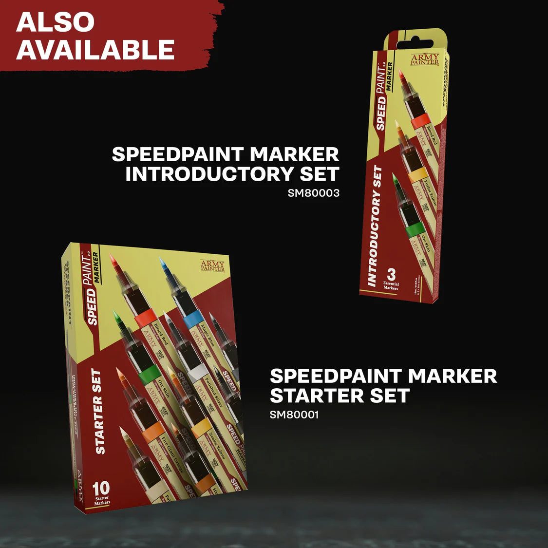 PRE-ORDER - The Army Painter - SpeedPaint Markers - Metallics Set