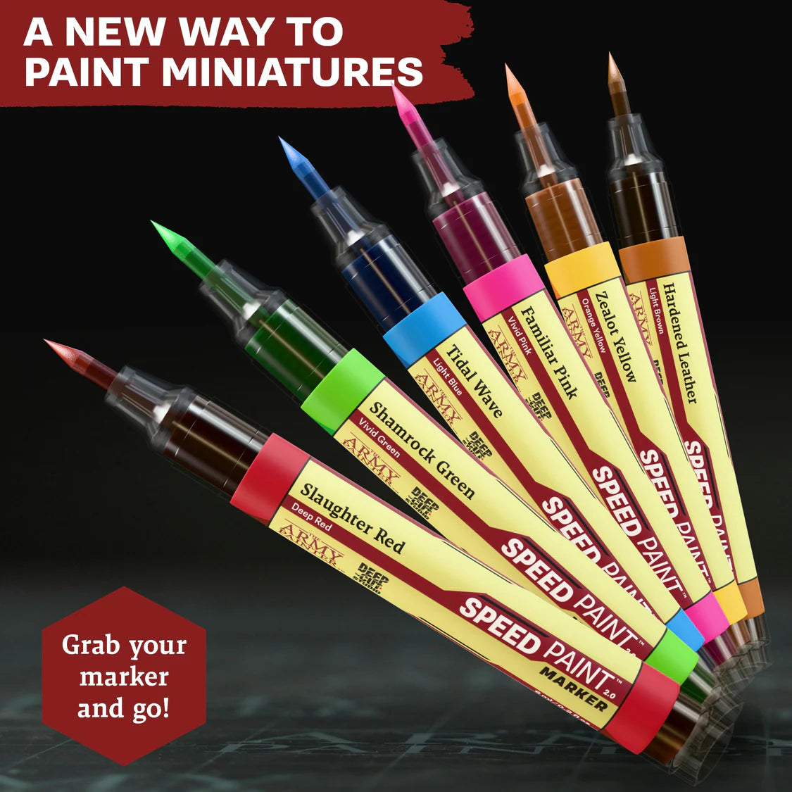 PRE-ORDER - The Army Painter - SpeedPaint Markers - Mega Set