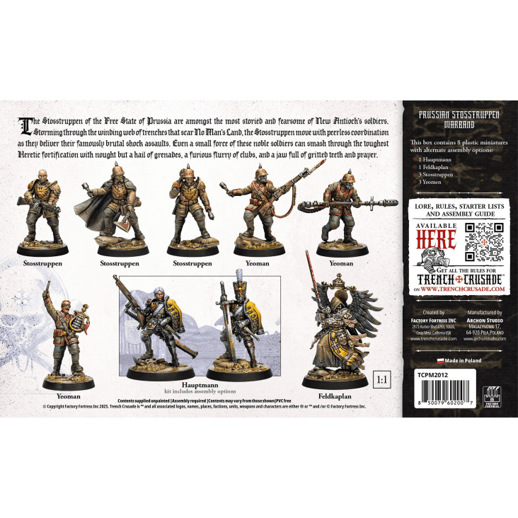 Archon Studio - Trench Crusade - Prussian Stosstruppen Warband