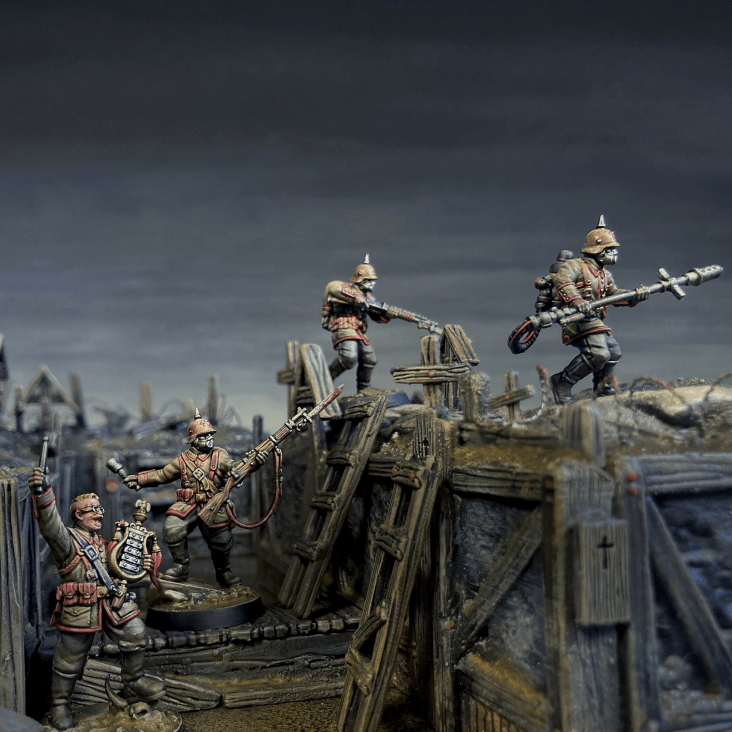 Archon Studio - Trench Crusade - Prussian Stosstruppen Warband