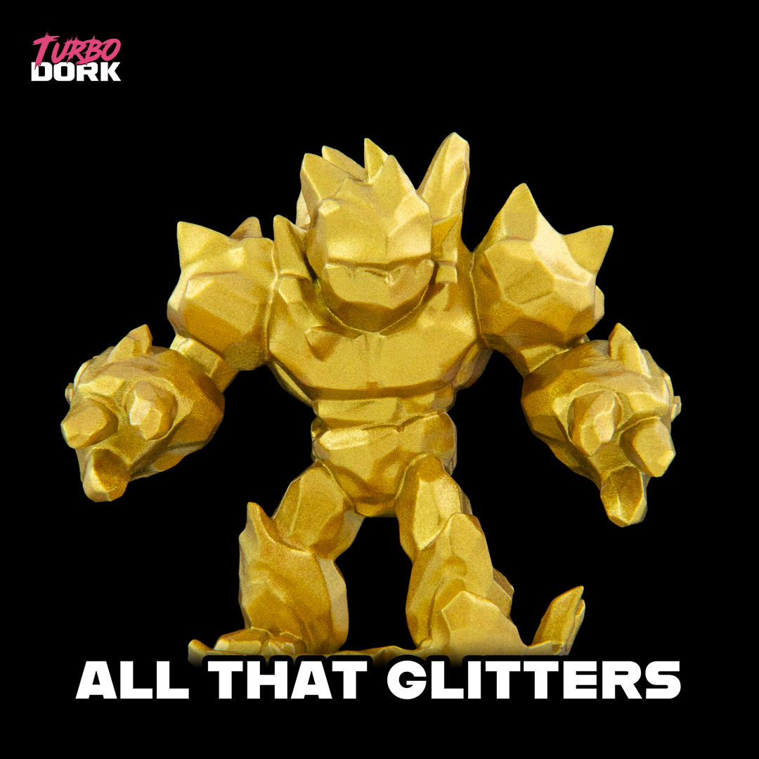 Turbo Dork - All That Glitters - Metallic - Acrylic Paint 22ml Bottle