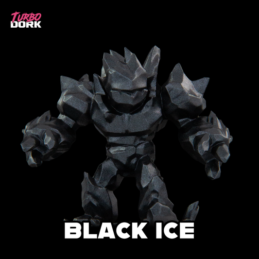 Turbo Dork - Black Ice - Metallic - Acrylic Paint 22ml Bottle