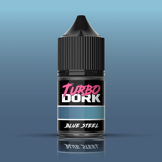 Turbo Dork - Blue Steel - Metallic - Acrylic Paint 22ml Bottle