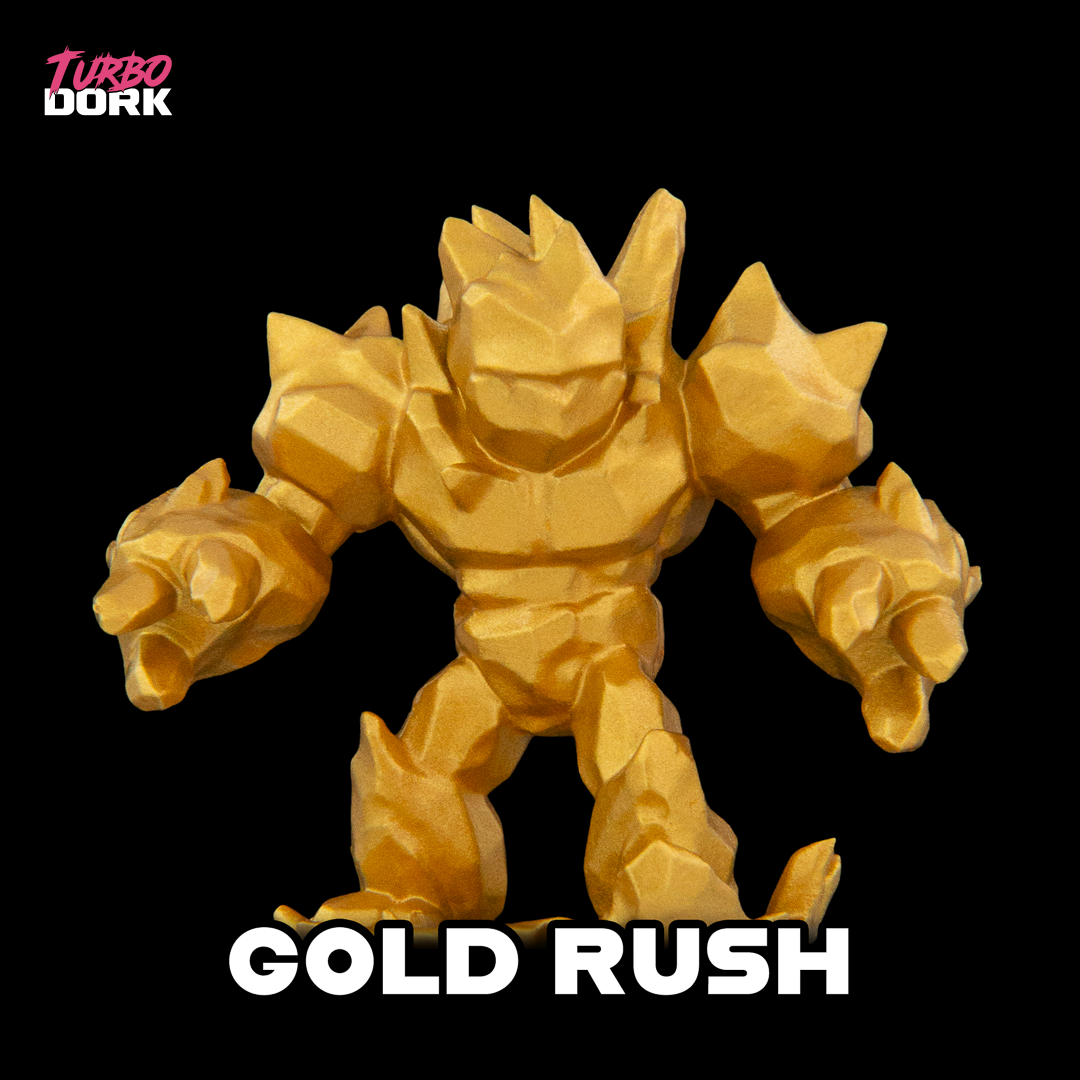 Turbo Dork - Gold Rush - Metallic - Acrylic Paint 22ml Bottle