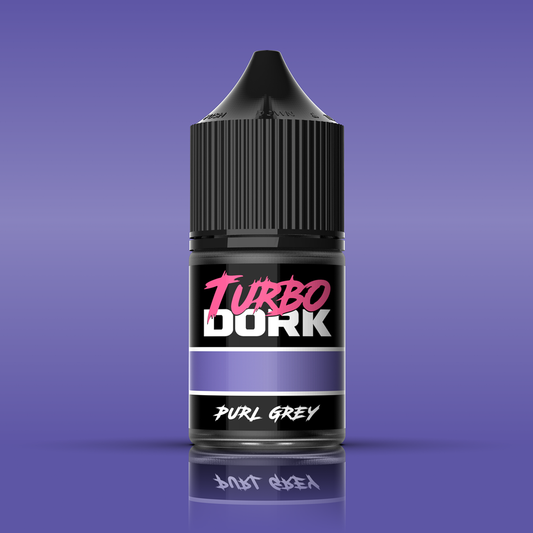 Turbo Dork - Purl Grey - Metallic - Acrylic Paint 22ml Bottle