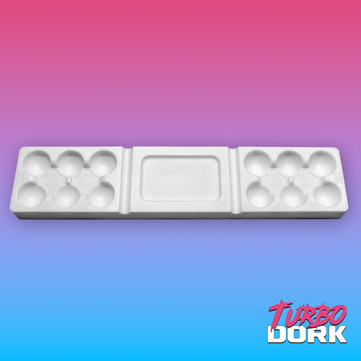 Turbo Dork - Large White Silicone Dry Palette