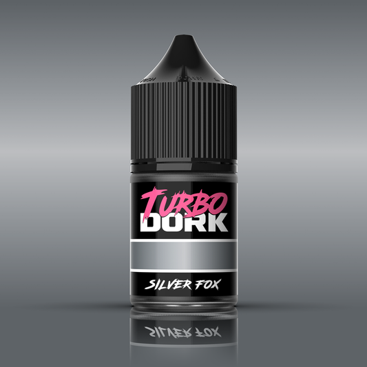 Turbo Dork - Silver Fox - Metallic - Acrylic Paint 22ml Bottle