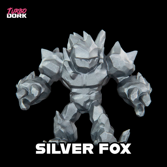 Turbo Dork - Silver Fox - Metallic - Acrylic Paint 22ml Bottle