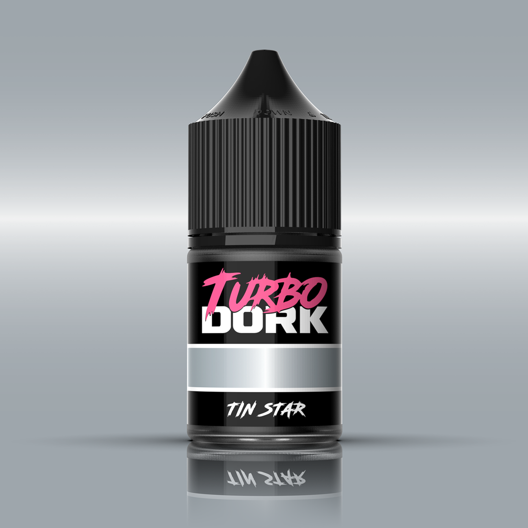 Turbo Dork - Tin Star - Metallic - Acrylic Paint 22ml Bottle