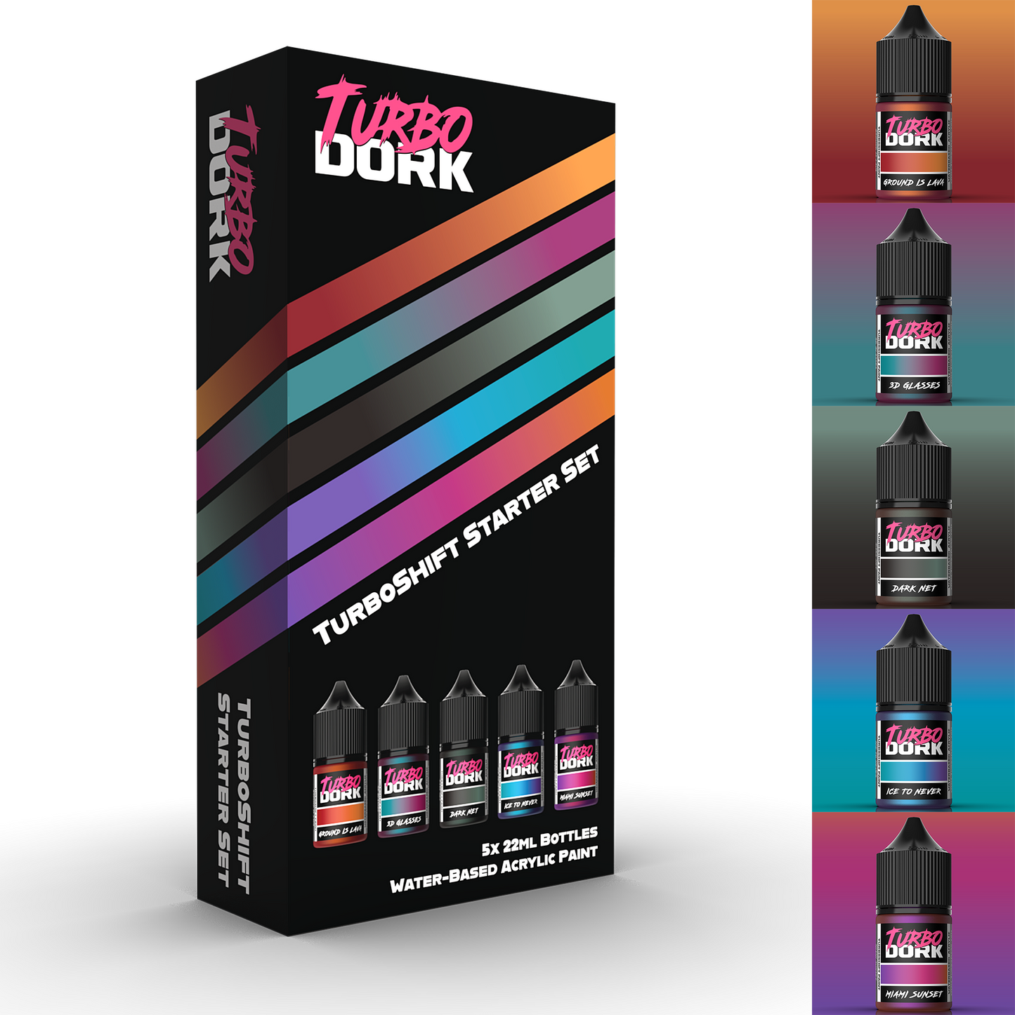 Turbo Dork - TurboShift Starter Set - Acrylic Paint Set