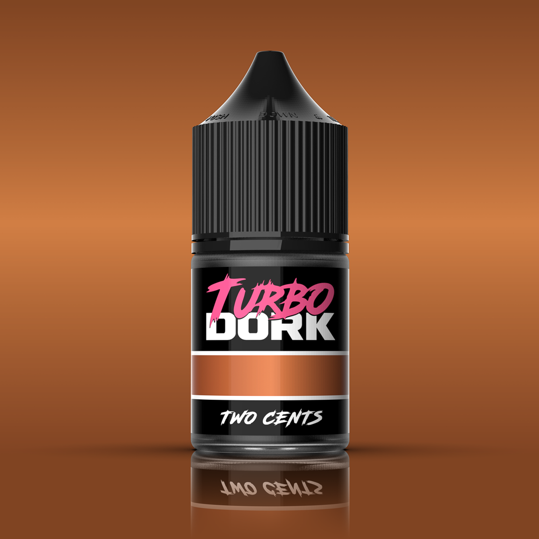 Turbo Dork - Two Cents - Metallic - Acrylic Paint 22ml Bottle