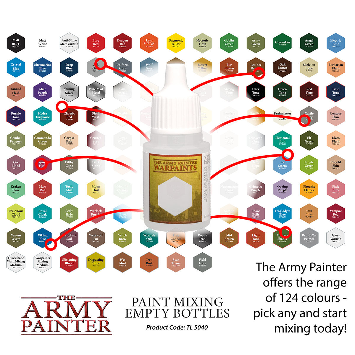 The Army Painter - Paint Mixing Bottles