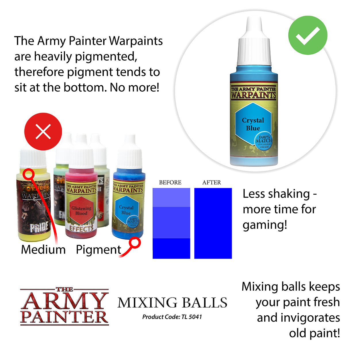 The Army Painter - Mixing Balls (Pk100)