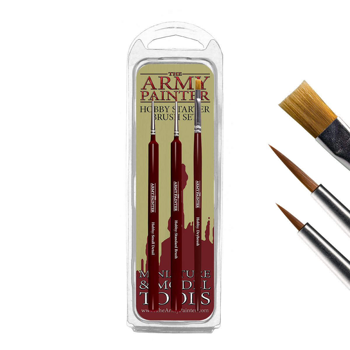 The Army Painter - Hobby Starter Brush Set - 3pc