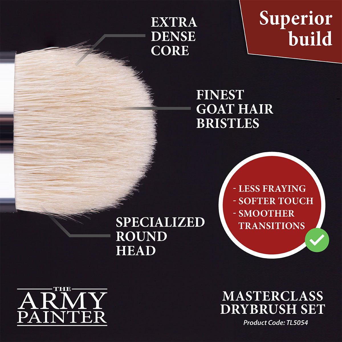 The Army Painter - Masterclass Drybrush Set - 3pc