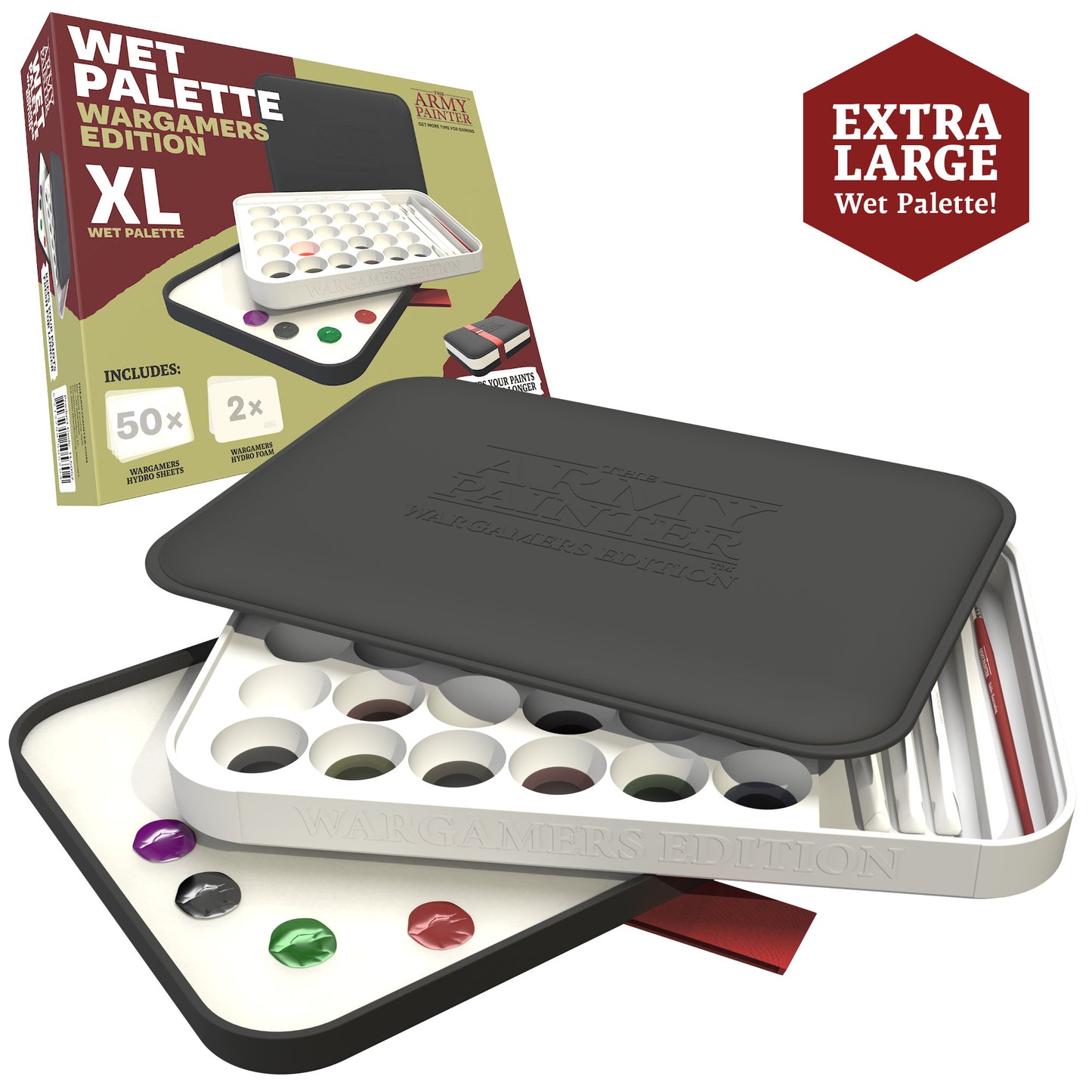 The Army Painter - Wet Palette XL - Wargamers Edition