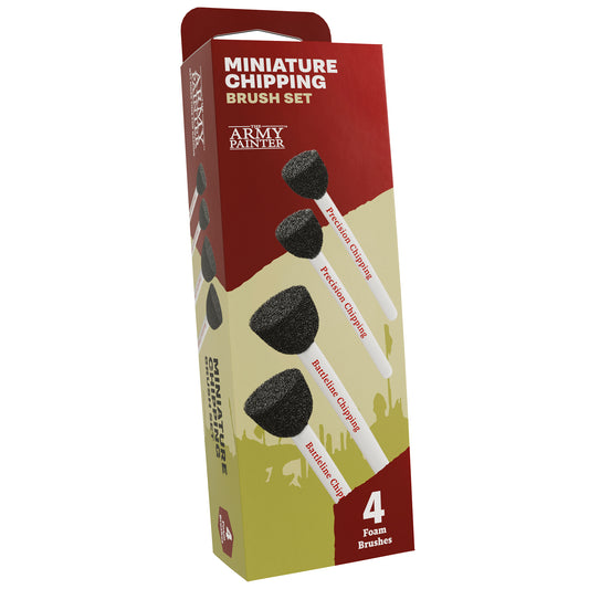 The Army Painter - Miniature Chipping Brush Set Set - 4pc