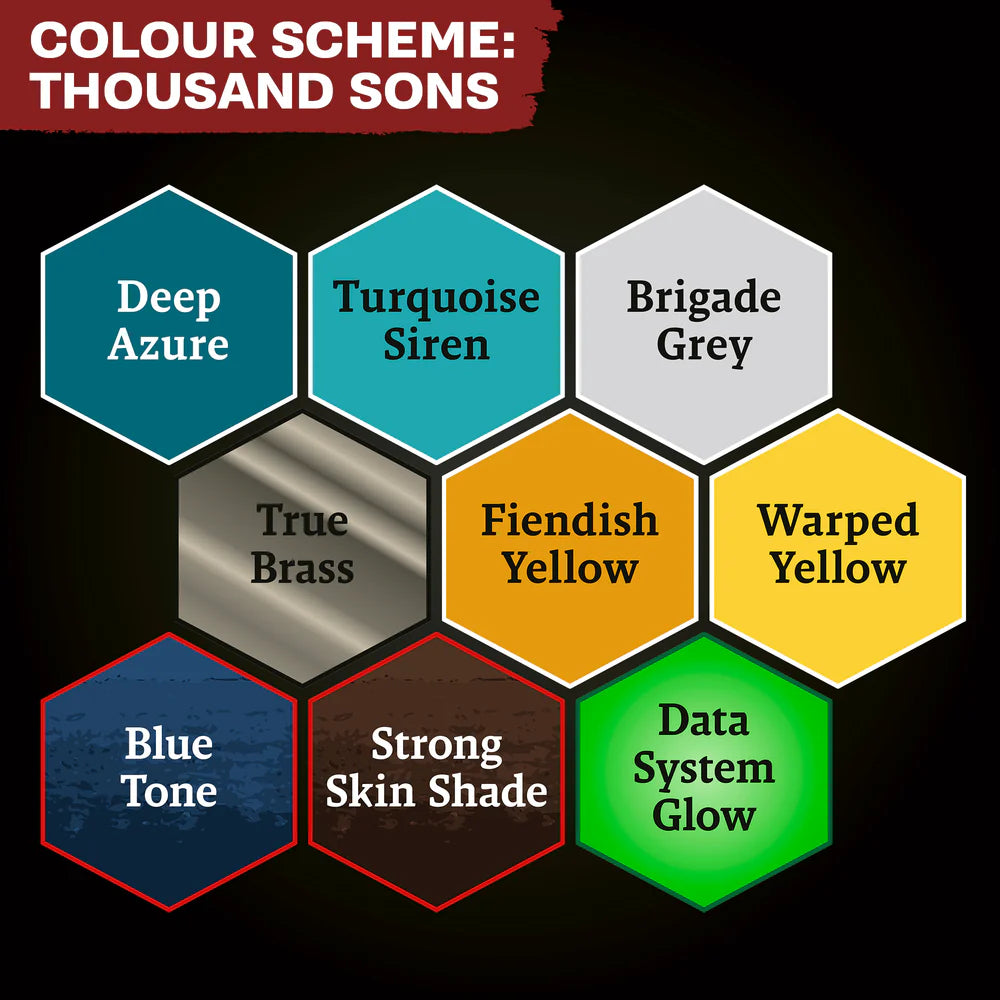 40k Thousand Sons Paint Bundle