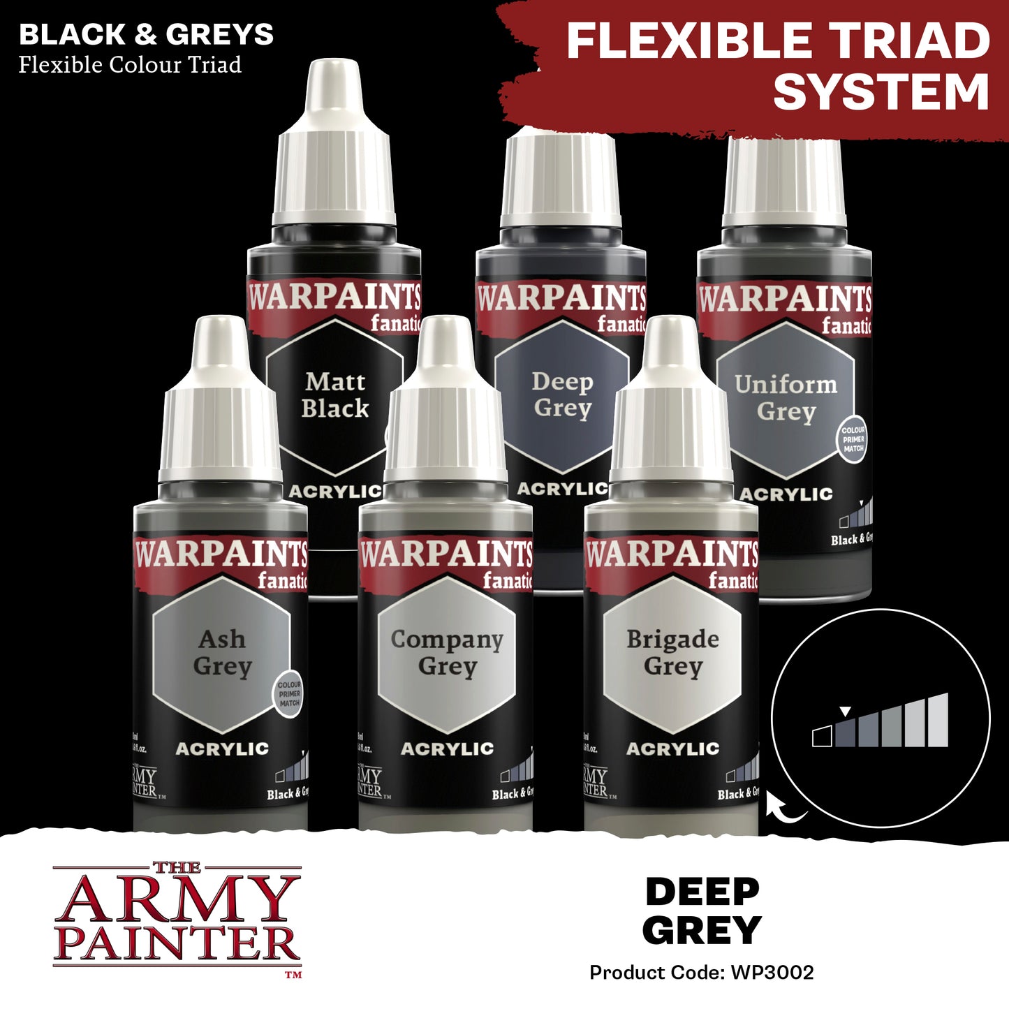 The Army Painter - Warpaints Fanatic - Deep Grey