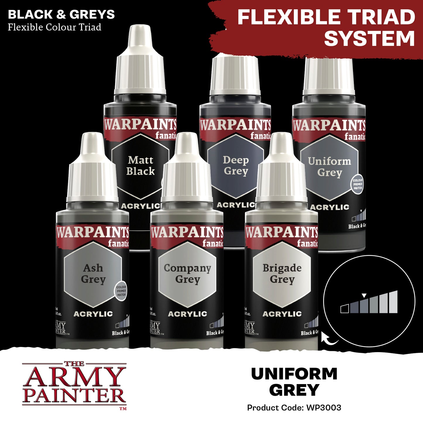 The Army Painter - Warpaints Fanatic - Uniform Grey