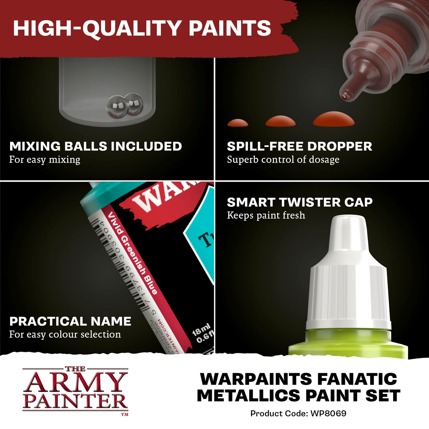 The Army Painter - Warpaints Fanatic - Metallics Set