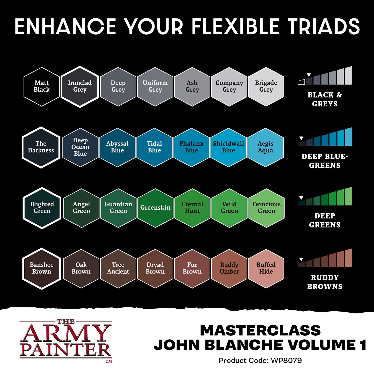 The Army Painter - John Blanche Masterclass: Vol. 1 - Paint Set