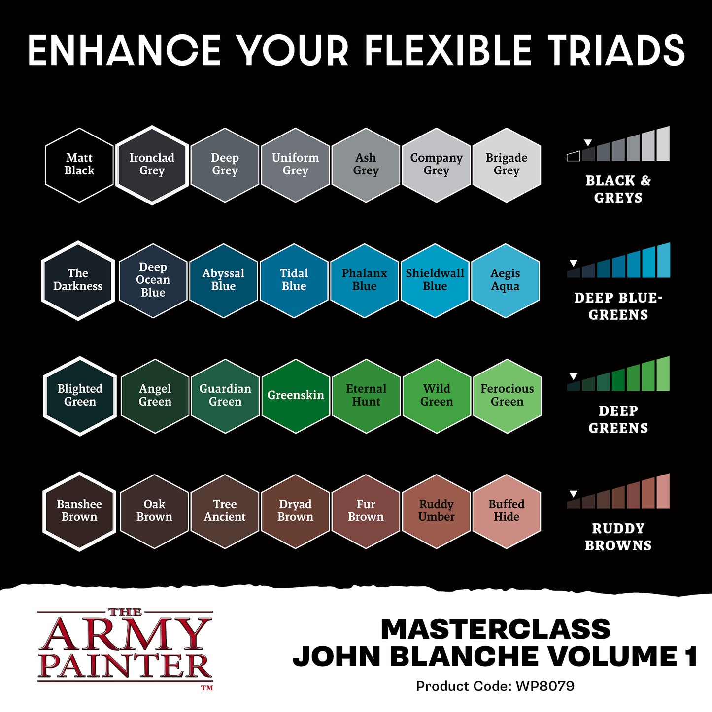 The Army Painter - John Blanche Masterclass: Vol. 1 - Paint Set