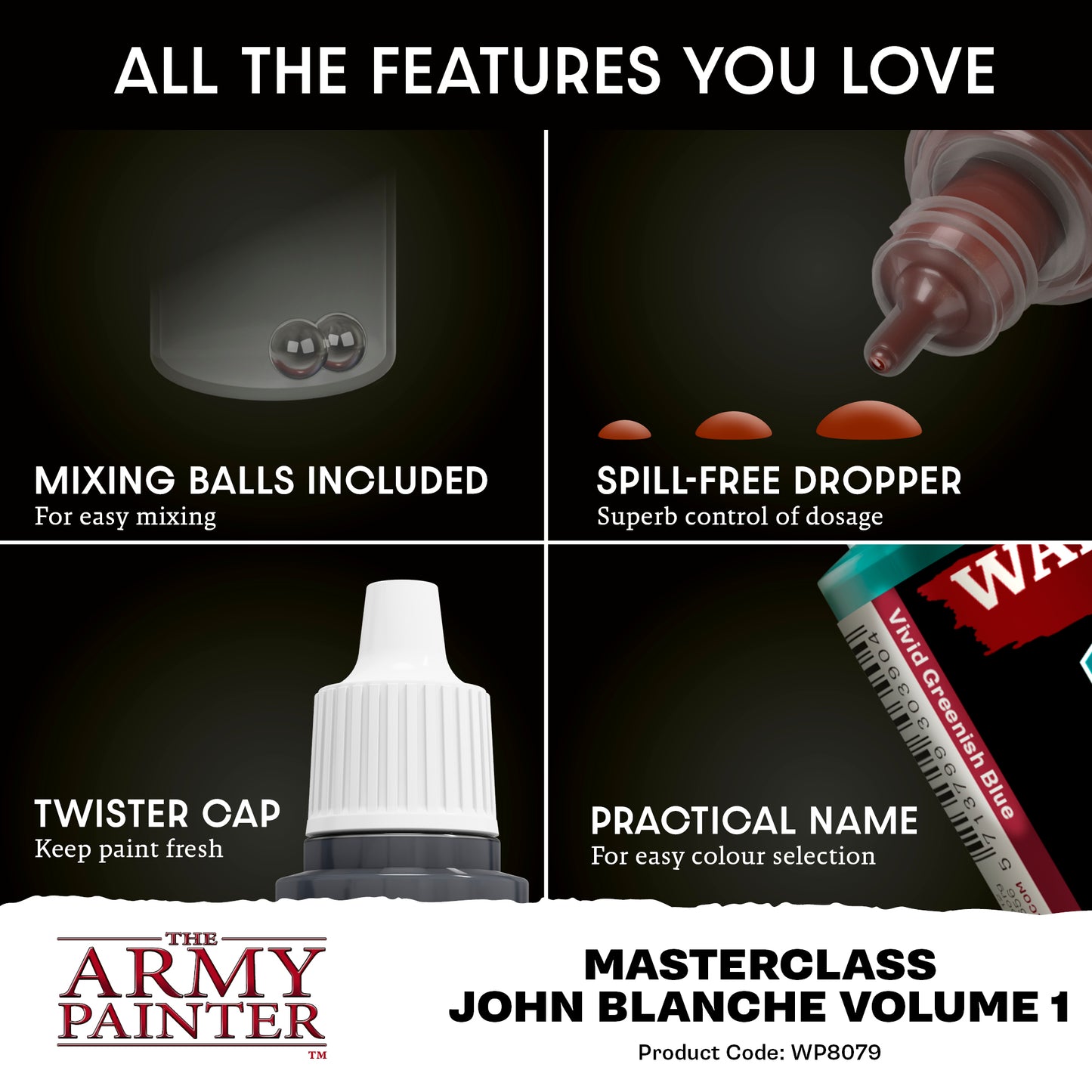 The Army Painter - John Blanche Masterclass: Vol. 1 - Paint Set
