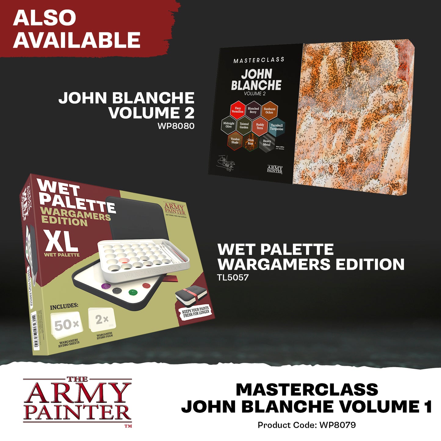 The Army Painter - John Blanche Masterclass: Vol. 1 - Paint Set