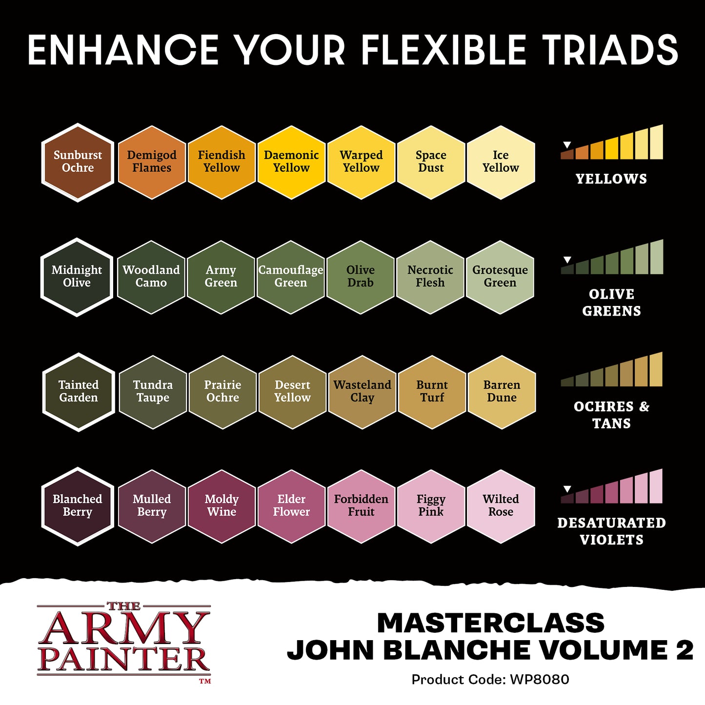 The Army Painter - John Blanche Masterclass: Vol. 2 - Paint Set