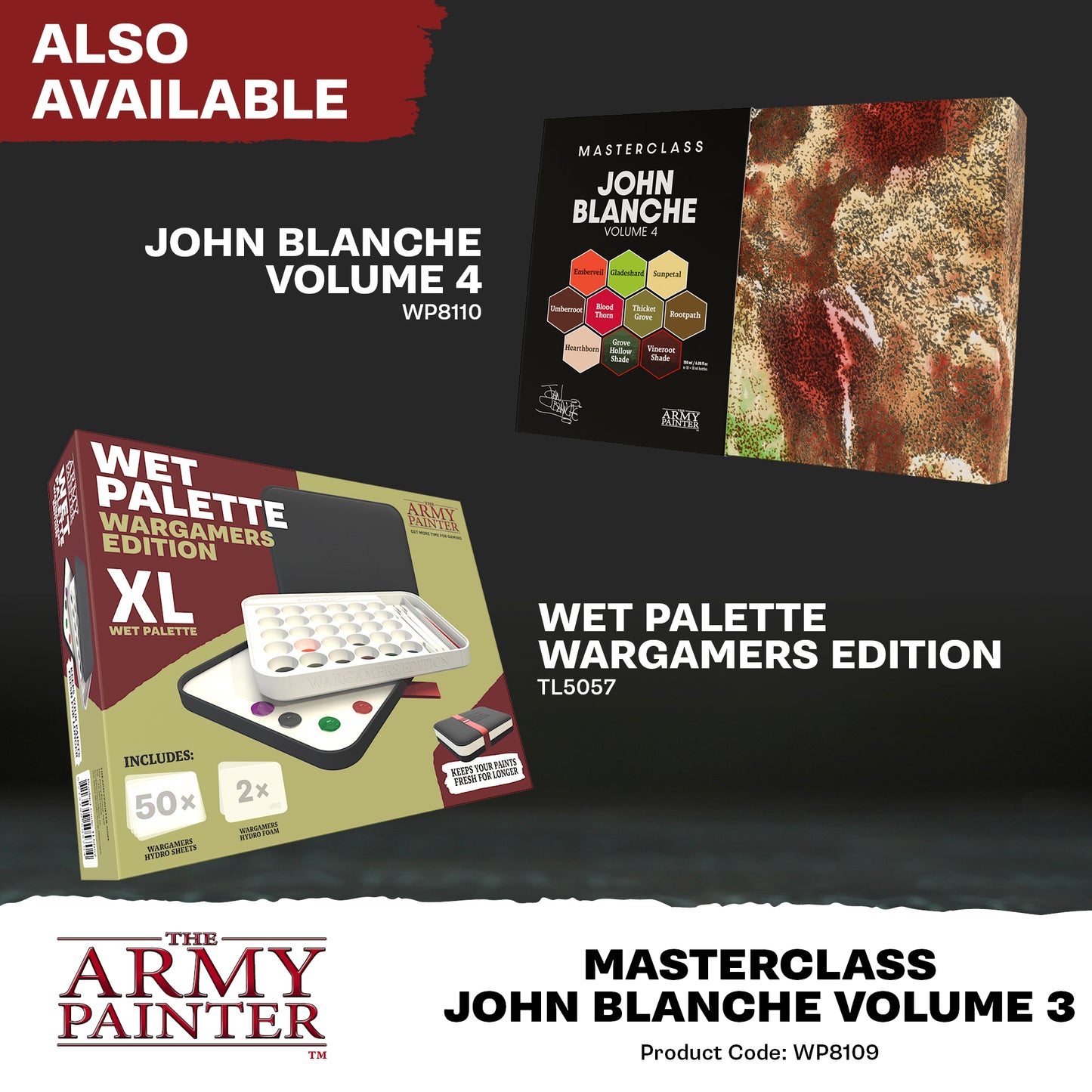 The Army Painter - John Blanche Masterclass: Vol. 3 - Paint Set