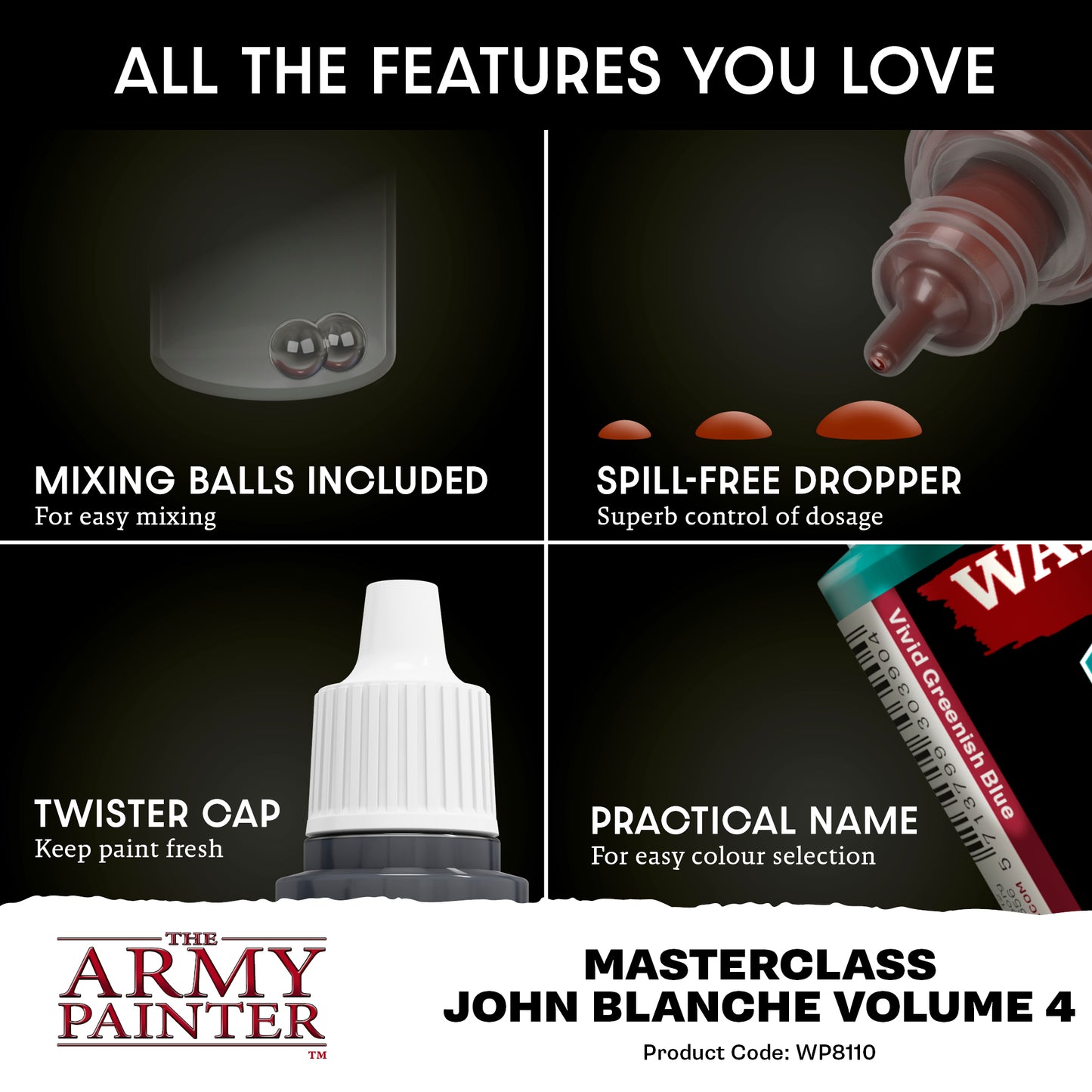 The Army Painter - John Blanche Masterclass: Vol. 4 - Paint Set