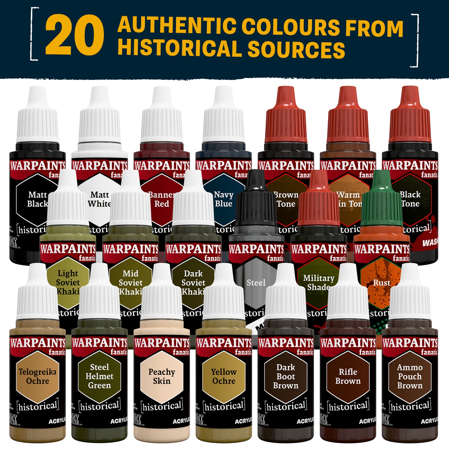 The Army Painter - Warpaints Fanatic - Historical: WWII Soviet Union Paint Set