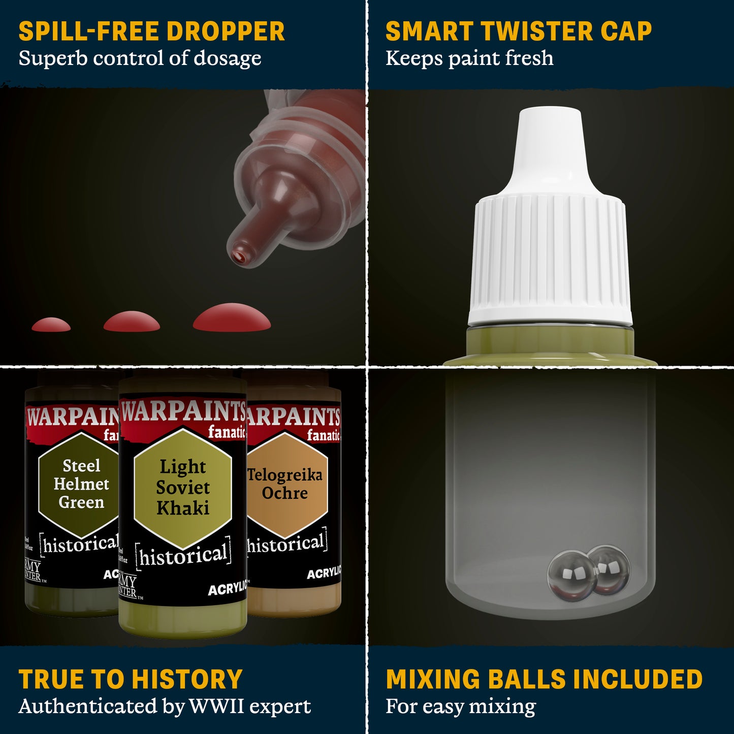 The Army Painter - Warpaints Fanatic - Historical: WWII Soviet Union Paint Set