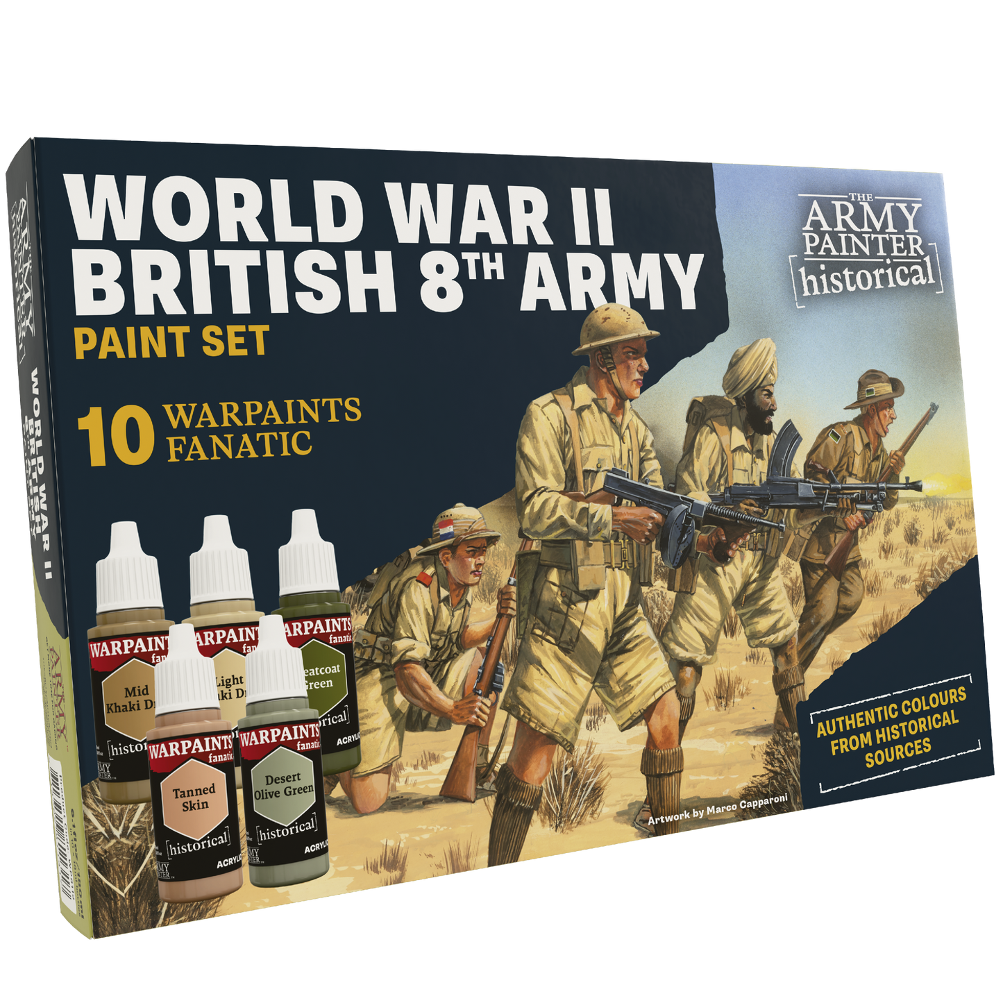 The Army Painter - Warpaints Fanatic - Historical: WWII British 8th Army Paint Set