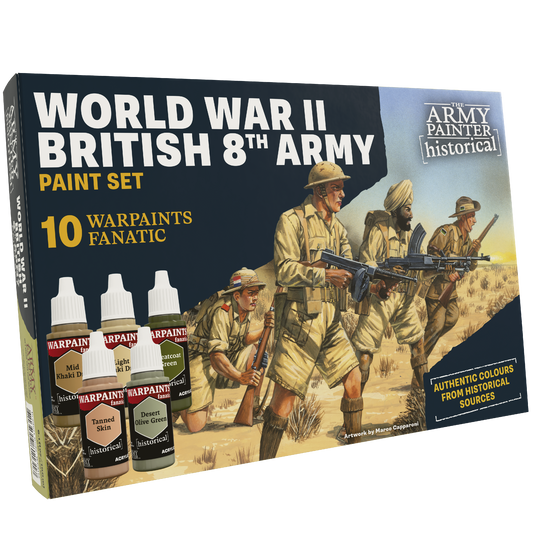 The Army Painter - Warpaints Fanatic - Historical: WWII British 8th Army Paint Set
