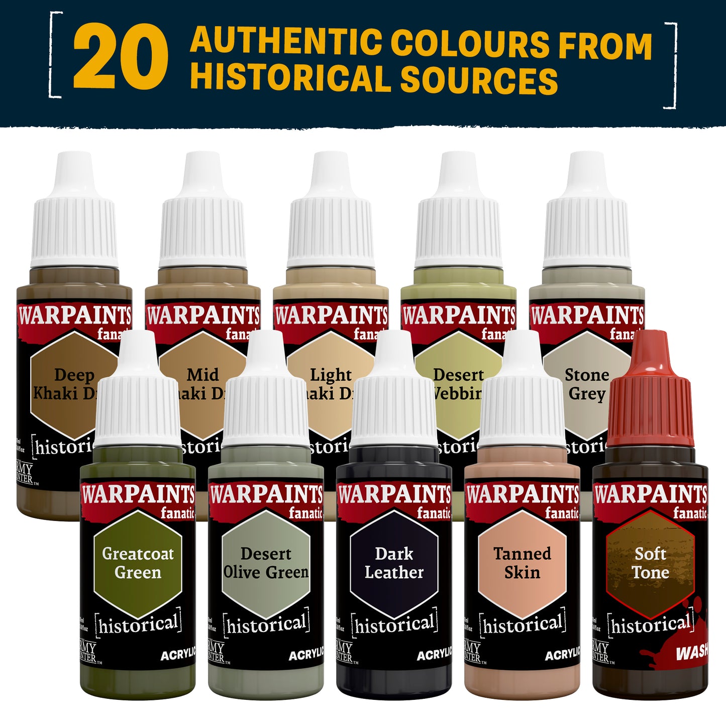 The Army Painter - Warpaints Fanatic - Historical: WWII British 8th Army Paint Set